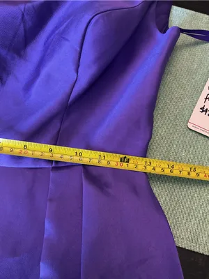 Vienna Prom Bold Purple Satin Ball Gown Size 2 NWT thumbnail 11