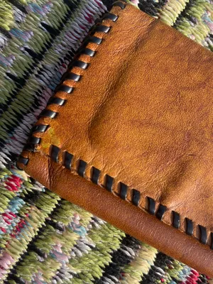 Vintage Faux Leather Wallet AS IS thumbnail 4