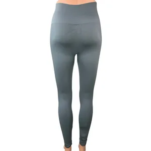 Set Active Women's Gray Blue Mid Rise Athletic Workout Yoga Leggings Pants XS thumbnail 3
