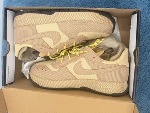 Nike Air Force‎ 1 NWB Wild Sneakers in "Seasame" Brown Women's Size 8 thumbnail 3