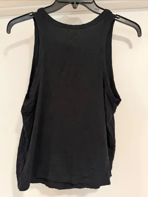 American Eagle Outfitters Black Crop Tank Top thumbnail 4