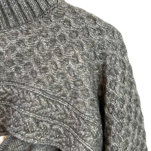 NWT Anthropologie ASTR The Label Taupe Cable-Knit Sweater Shrug Set Size M/L thumbnail 6