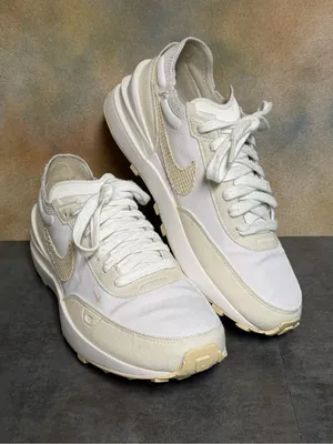 Nike Waffle One Essentials Women Sneakers DM7604-100 Summit White Fossil Sz 8.5 thumbnail 13
