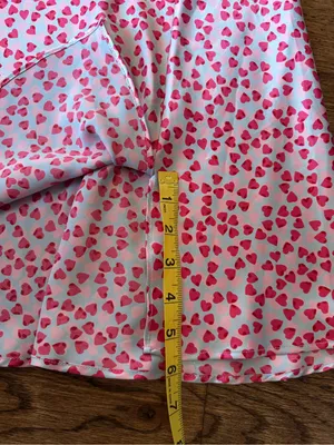Victoria's Secret Small Night Lace Slip Cami Pink Hearts Valentines Coquette Y2K thumbnail 6