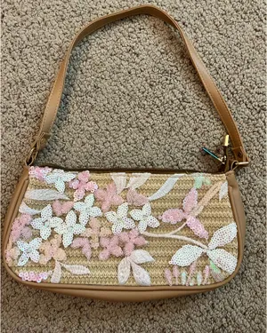 Amazon Floral stripped shoulder bag thumbnail 1