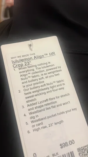 Lululemon Align Leggings HR Crop 23 thumbnail 3
