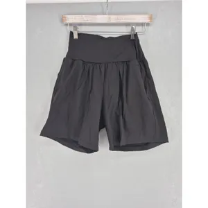 Halara Womens Athletic Shorts Black Crossover Waistband Softlyzero Airy M thumbnail 2