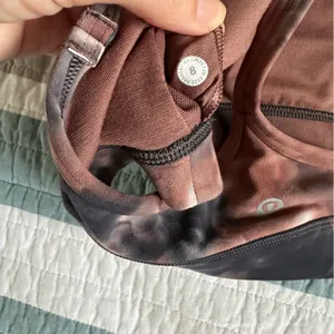 Lululemon Flow Y Bra Nulu Diamond Dye Graphite Grey Pink Pastel 8 thumbnail 8