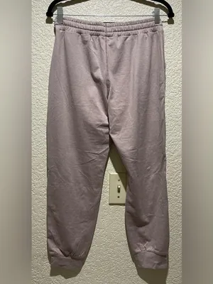 Vuori Performance Jogger Cozy Drawstring Pants Heather Dusty Pink Size XS thumbnail 4