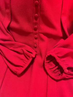 Zara red dress thumbnail 4