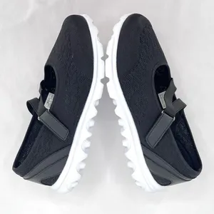 Propet Travelactiv Mary Jane Black Mesh Walking Sneakers Size 7 thumbnail 5