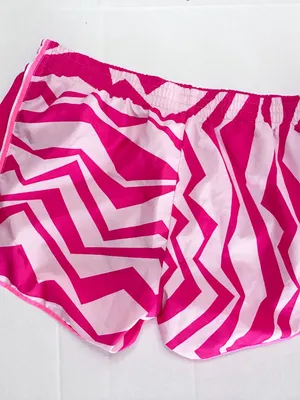 Nike Dri-Fit Printed Tempo Running Shorts - Large - Pink/White thumbnail 5