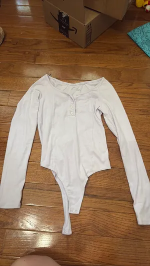 Light Purple Aerie Lounge Bodysuit thumbnail 2