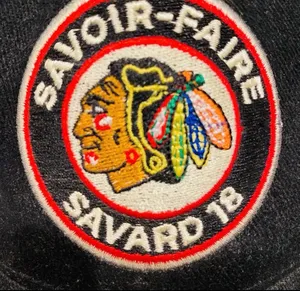 Retro Denis Savard 18 Chicago Blackhawks NHL Hockey Hat Cap Hall of Fame thumbnail 2