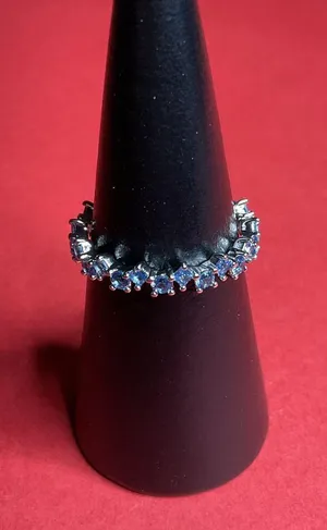 Bomb Party RBP5949 “Love on the Weekend” LC Spinel on Rhodium Size 10 Ring NWT thumbnail 1