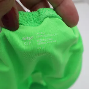 Aerie Bikini Bottom Womens S Cheekiest Neon Green Floral Lace Scrunchie Tie NEW thumbnail 6