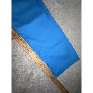 maeve colette pants 27 cropped wide leg pants Blue Linen Blend Patch Pockets thumbnail 10