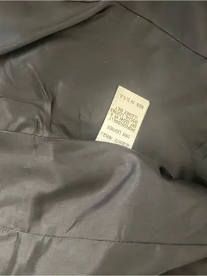 ALBERTO MAKALI Skirt Suit Worsted Wool Leather Trim Size 6 Made In USA VINTAGE thumbnail 11