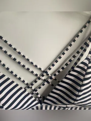 PINK Victoria’s Secret black white striped strappy bralette athletic sport bra S thumbnail 3