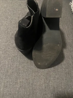 H&M Black Suede Chelsea Ankle Boots thumbnail 5
