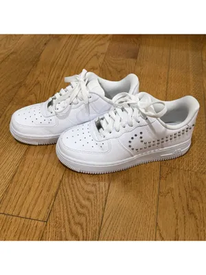 Nike US 5.5 Women's Nike Air Force 1 White Casual Shoes thumbnail 2