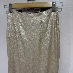 Lulus Rose Gold Sequins Mermaid Skirt XS thumbnail 2