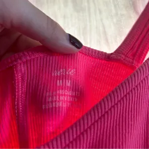 Aerie Ribbed Corset Bodycon Mini Dress‎ in Hot Pink Neon Size M thumbnail 5