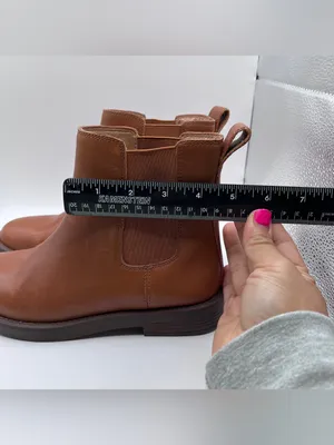 Madewell The Clearly Chelsea Boot in Leather size 6 brown thumbnail 8