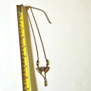 Cookie Lee butterfly beaded pendant necklace thumbnail 6
