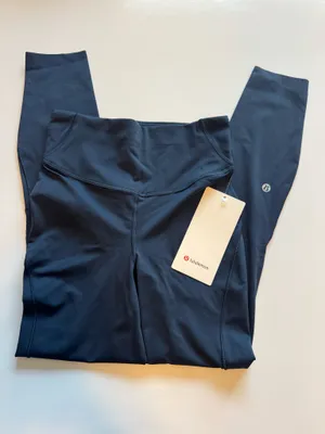 Lululemon Navy Blue Leggings 4 thumbnail 2