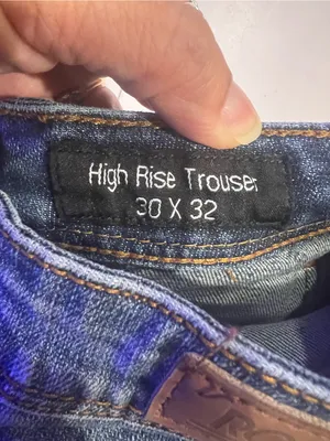 Rock ‘n’ roll denim jeans size 30 x 32 high-rise thumbnail 5