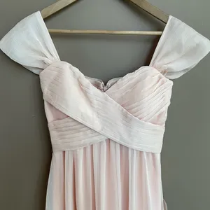 NWT Lulus Make Me Move White Maxi Dress in Blush Size Small‎ thumbnail 6