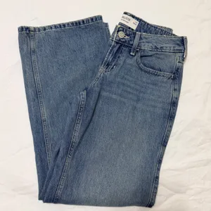 Hollister Low-Rise Baggy Jeans Womens 00R W24 Regular Blue Denim 100% Cotton thumbnail 5