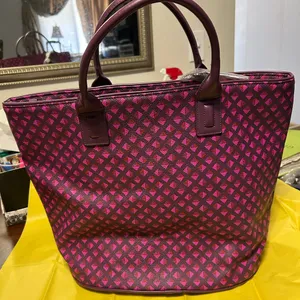 VERA BRADLEY Geometric Purple and Pink Tote Gorgeous like NEW!!never used thumbnail 12