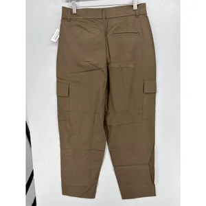Old Navy Womens Taylor Straight Trouser Extra High Rise Cargo Brown S Petite thumbnail 3