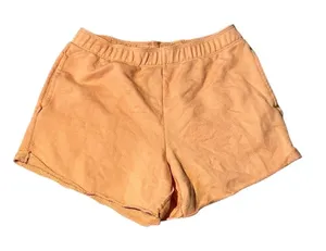 Aerie Sweat Shorts Womens Size S/P Orange Lounge Casual Elastic Waist thumbnail 1