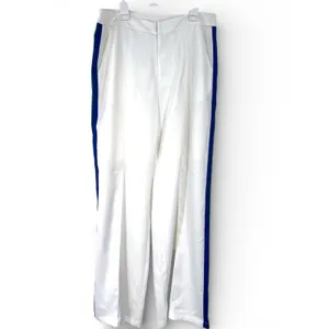 Fleur Wood X Revolve XL Double-Stripe Wide-Leg Track Pants Silk Trouser Luxury thumbnail 2