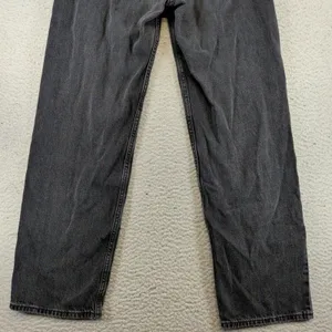 Levis Premium Dad Jean‎ Washed Black High Rise Straight Leg Denim Women's 27x30 thumbnail 10