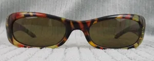 New Divine Eyewear Kali Leopard/Polarized Brown Sunglasses Women's NWT thumbnail 1