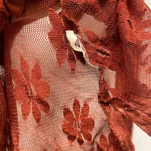 Free People Mesh Floral Burnout Button Long Sleeve Top XS Fairycore Festival thumbnail 4