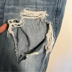 Hollister Women's‎ Juniors Size 3 Waist 26 Girlfriend High Rise Jean Medium Wash thumbnail 9