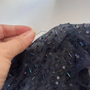 JS Boutique Y2K Velvet Beaded Sheer Formal Dress 12 Whimsigoth Dark Romantic thumbnail 8