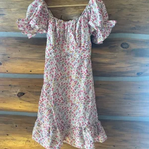 All Over Floral Ruffle Hem Dress thumbnail 2