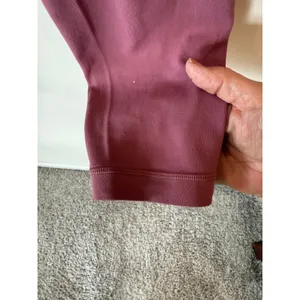 Lululemon Align II Leggings 6 Maroon Athleisure Gym Yoga Running High Waist thumbnail 3