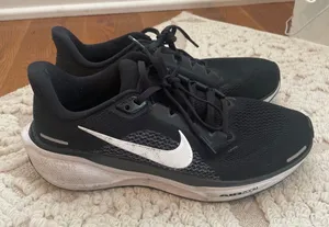 Nike Air Zoom Pegasus 38 black running shoes thumbnail 1