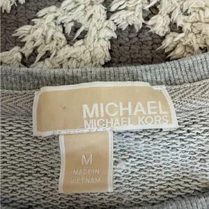 Michael Kors Lace Front Sweatshirt Sweater Women’s Size Medium Athleisure W8 thumbnail 3