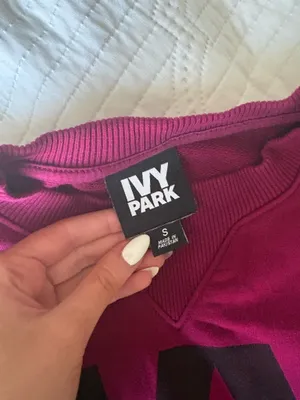 Ivy Park Maroon Logo Crewneck thumbnail 3