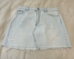 Zara Denim Skirt thumbnail 1