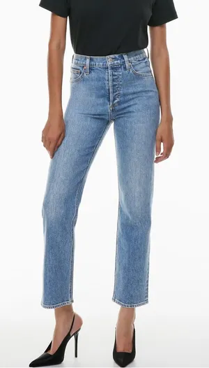 Denim Forum Aritzia Arlo High Rise Straight Jeans thumbnail 1
