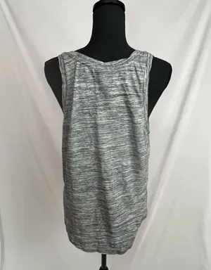 Vs Pink Victorias Secret Sequin Tank Top Gray Black thumbnail 2